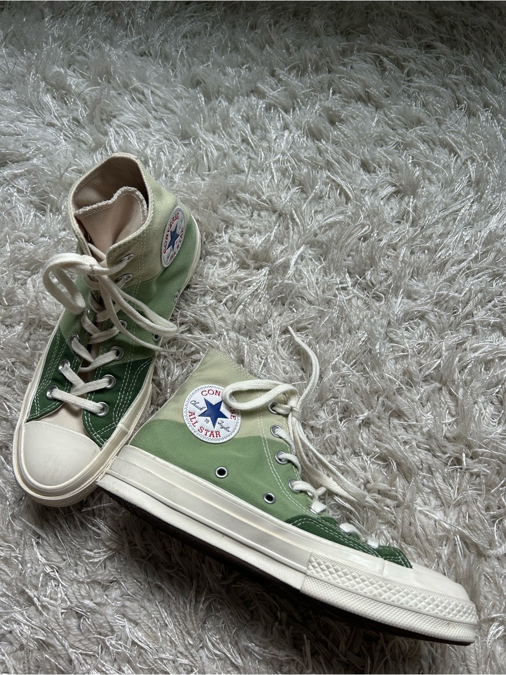 Converse Vintage Green High Top Sneakers